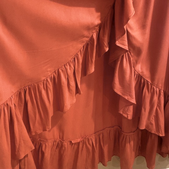 ROVE Byron Bay UDAIPUR Dress - Orange / Coral Ecovero Size S Long Maxi NWT - Picture 10 of 16